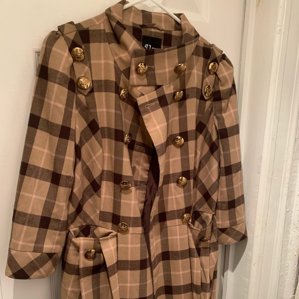 Chess Trench Coat